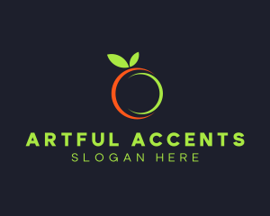 Organic Citrus Fruit logo design