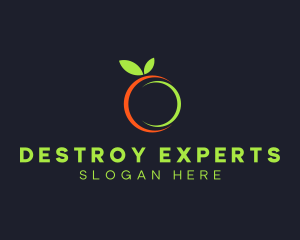 Organic Citrus Fruit logo design