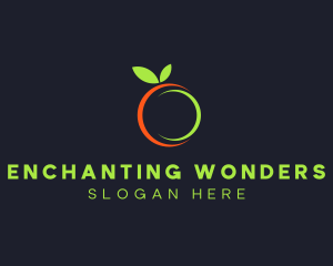 Organic Citrus Fruit logo design