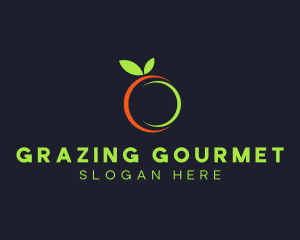 Organic Citrus Fruit logo design