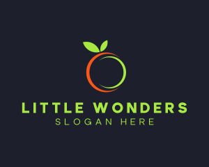 Organic Citrus Fruit logo design