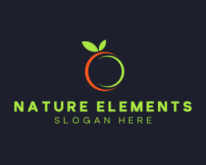 Organic Citrus Fruit logo design