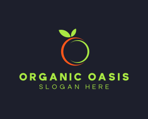 Organic Citrus Fruit logo design