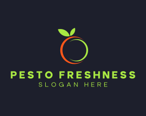 Organic Citrus Fruit logo design