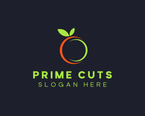 Organic Citrus Fruit logo design