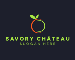 Organic Citrus Fruit logo design