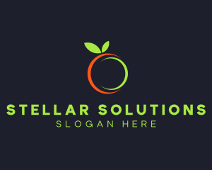 Organic Citrus Fruit logo design