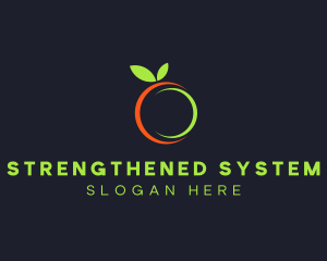 Organic Citrus Fruit logo design