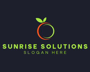 Organic Citrus Fruit logo design