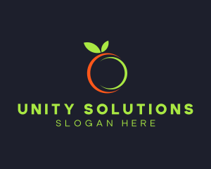 Organic Citrus Fruit logo design