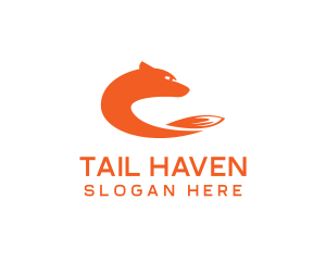 Animal Fox Tail logo design