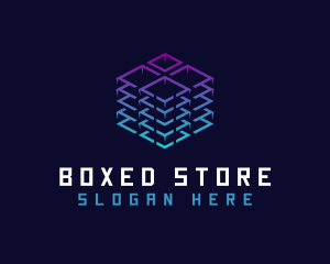 Technology Storage Box logo design