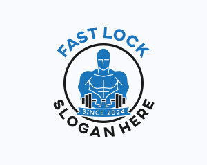 Bodybuilder Fitness Gym  Logo