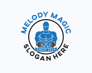 Bodybuilder Fitness Gym  Logo