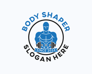 Bodybuilder Fitness Gym  logo design