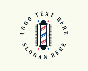 Haircut Barbering Grooming logo