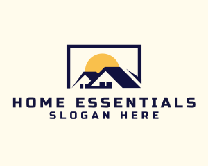 Property Home Roof logo design