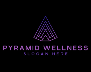 Architect Firm Pyramid logo design