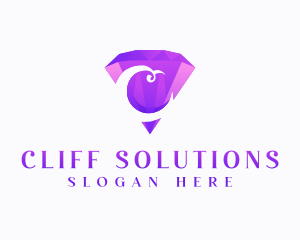 Diamond Jewelry Letter C logo design