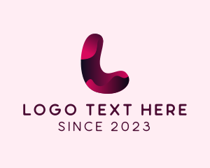 Elegant Gradient Letter L  logo