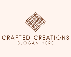 Textile Weaving Pattern logo design