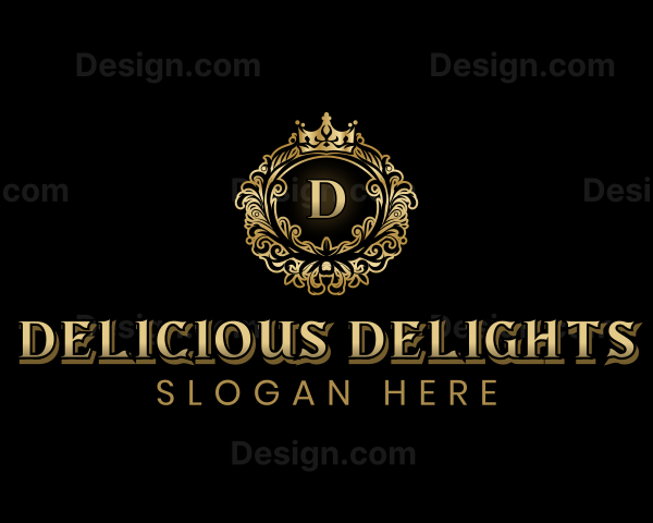 Luxury Crown Ornament Logo