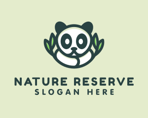 Panda Nature Zoo logo design