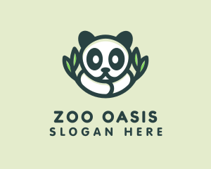 Panda Nature Zoo logo design