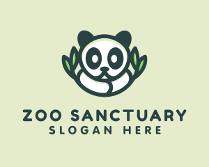 Panda Nature Zoo logo design