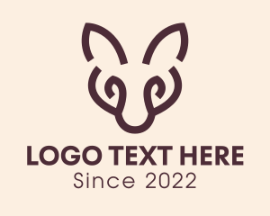 Wild Fox Animal  logo