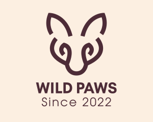 Wild Fox Animal  logo design