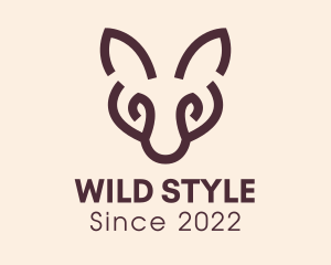 Wild Fox Animal  logo design