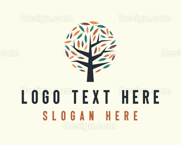 Feather Tree Autumn Logo