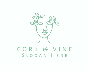 Natural Woman Vine logo design