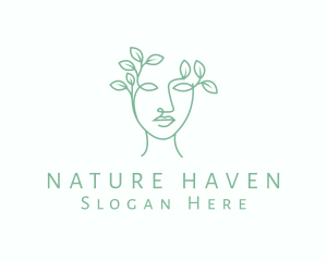 Natural Woman Vine logo design