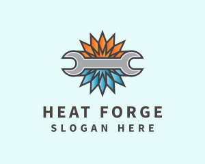 Heating Cooling Wrench logo