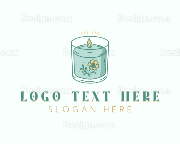 Candlelight Flower Aromatherapy Logo