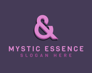 Feminine Ampersand Symbol logo design