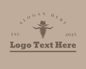 Bull Skull Hat logo