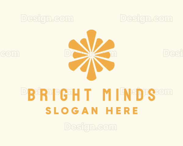 Elegant Sun Burst Logo