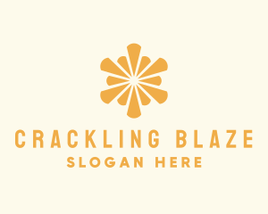 Elegant Sun Burst logo