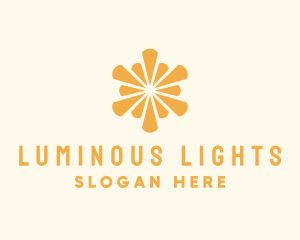 Elegant Sun Burst logo