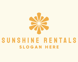 Elegant Sun Burst logo