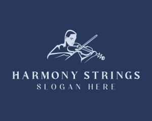 Violin Musician Instrumentalist logo