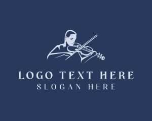 Violin - Violin Musician Instrumentalist logo design