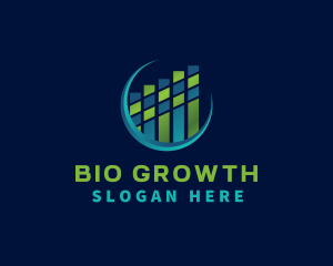 Graph Finance Growth logo design