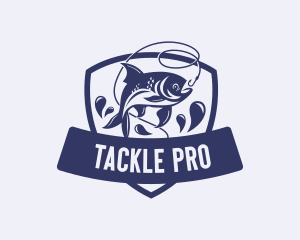 Fish Hook Fishing logo design