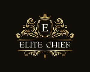 Luxury Crown Shield logo design