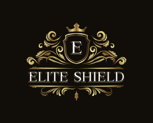 Luxury Crown Shield logo design