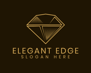 Golden Diamond Jewelry logo design